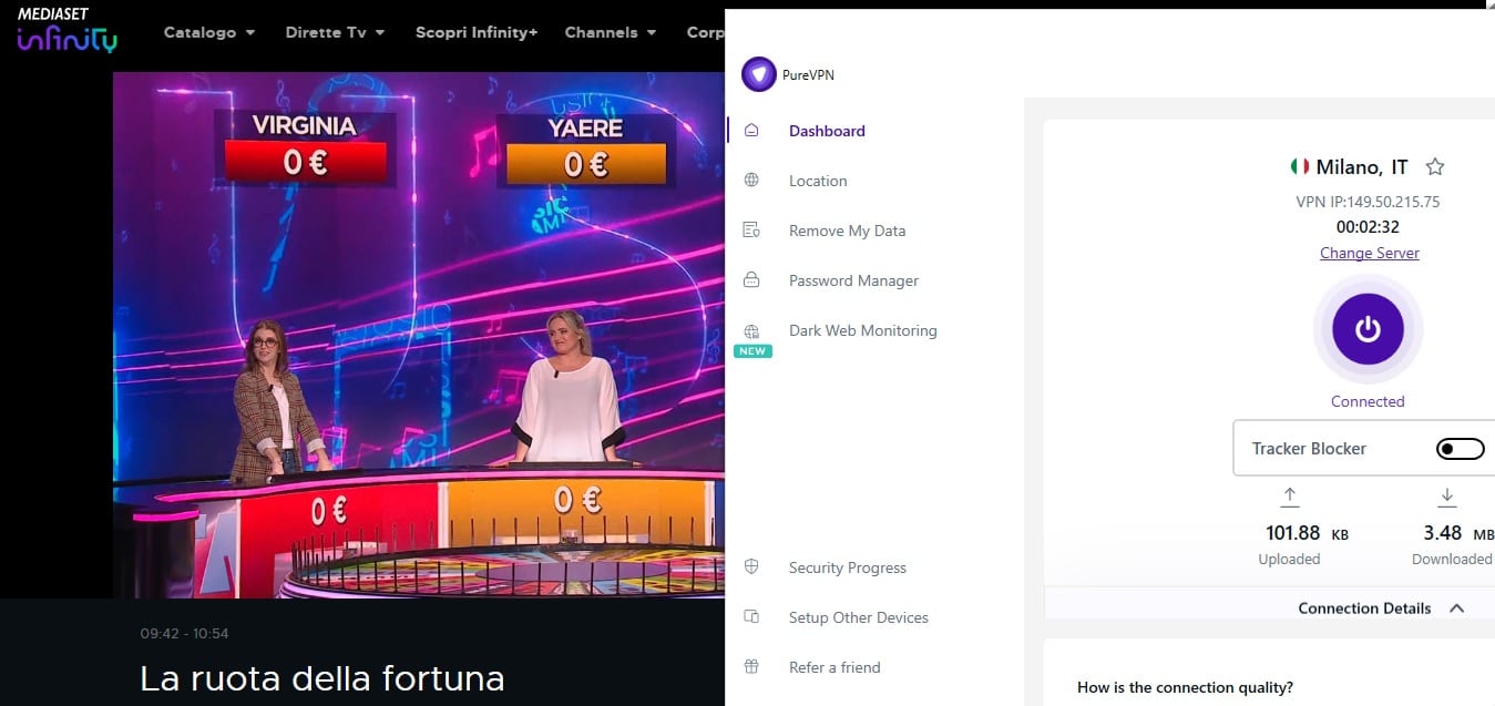 Streaming Italia 1.