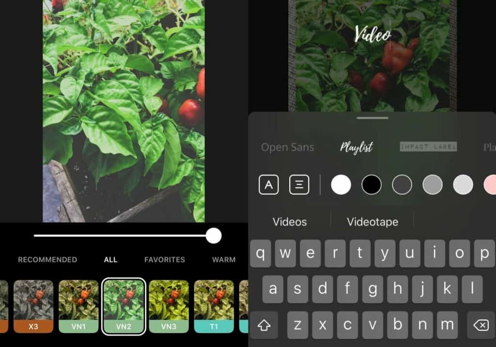 The Instasize app.
