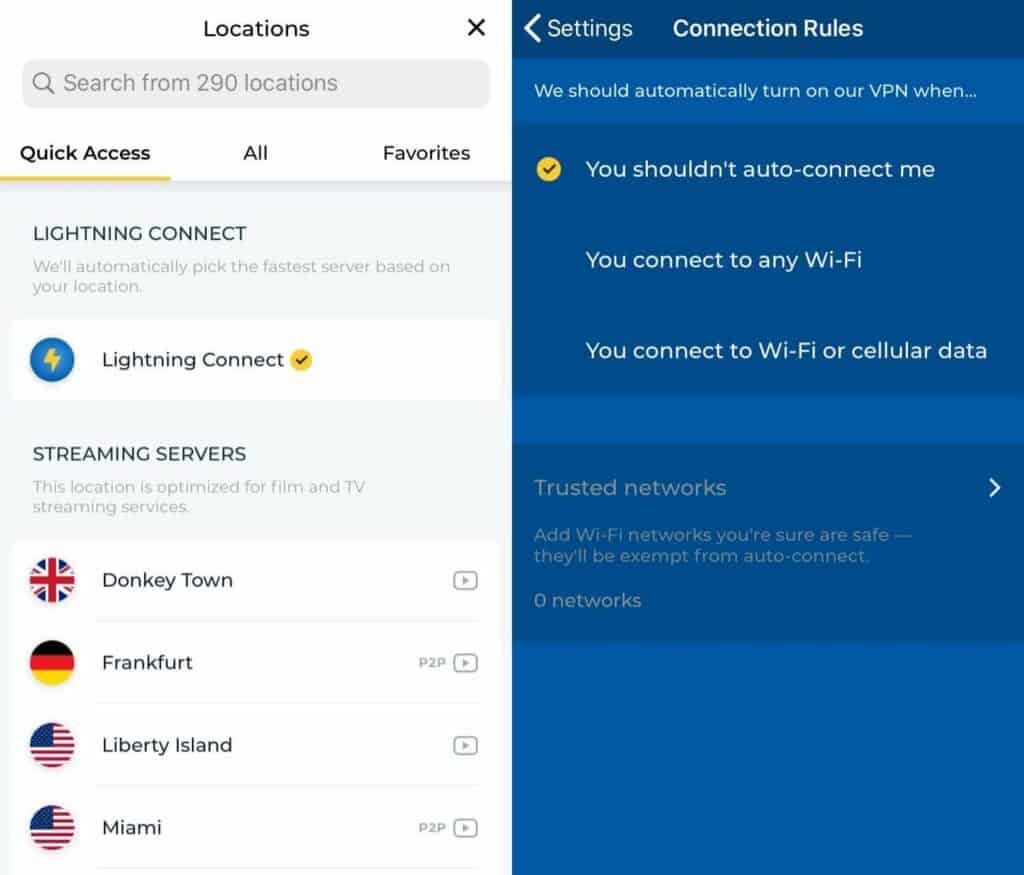 HMA mobile app.