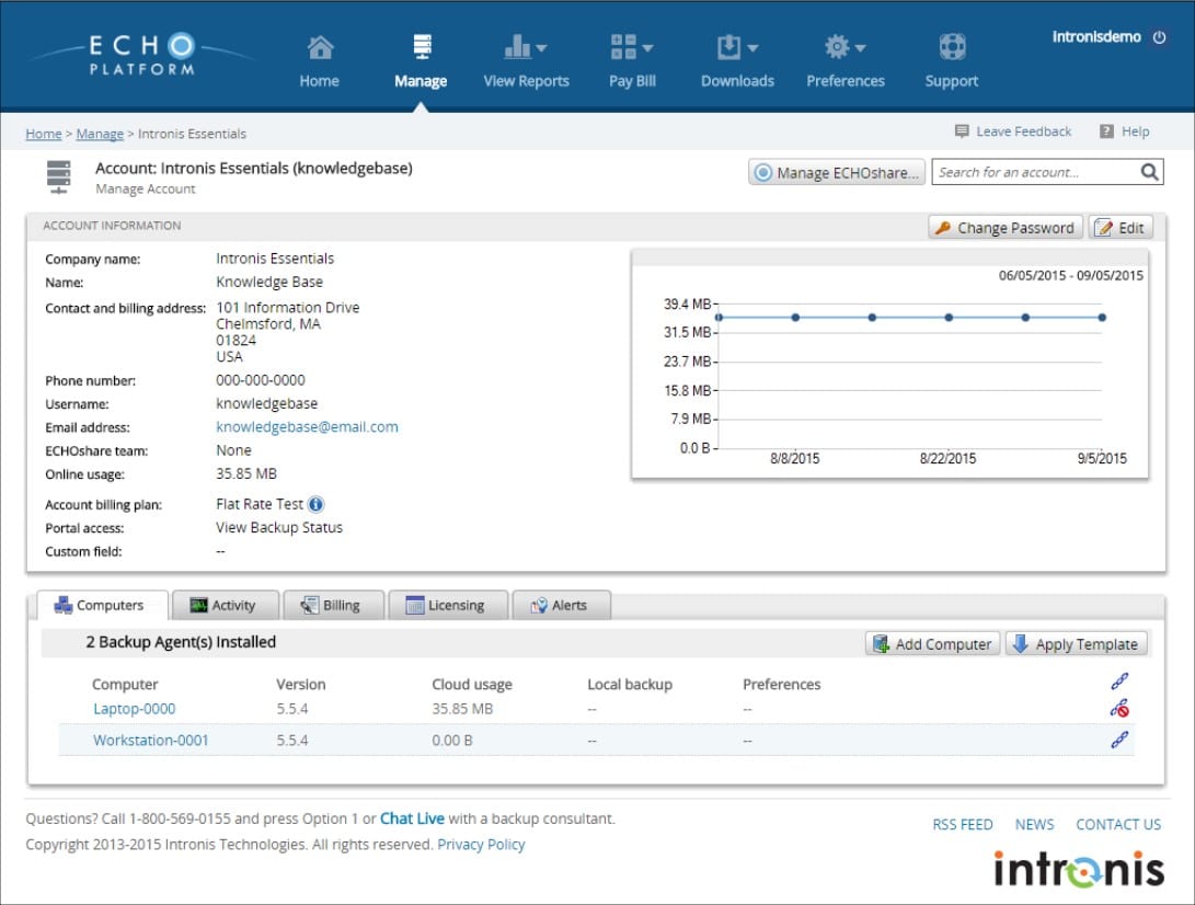Barracuda Intronis Backup Hard Drive Cloning