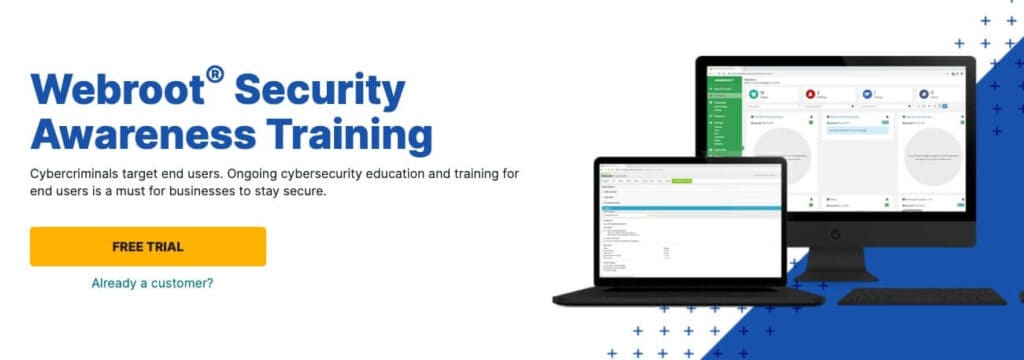 Webroot homepage.