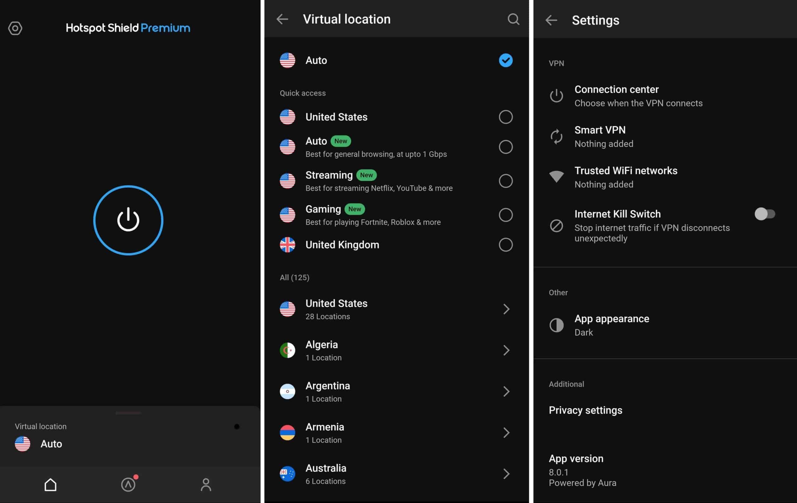 Hotspot Shield Mobile App