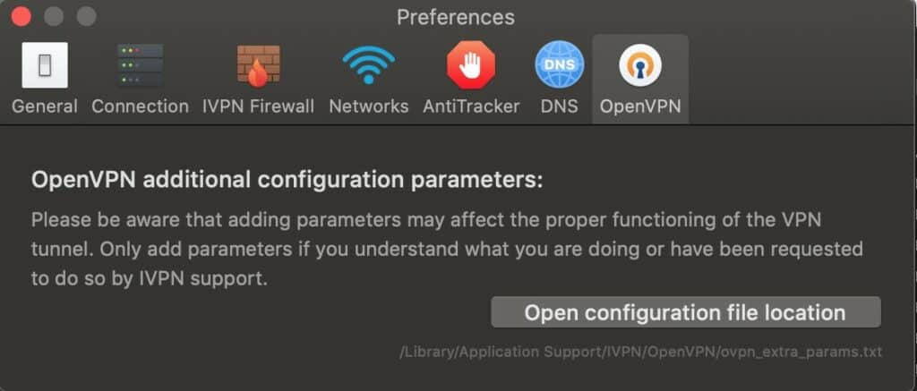 iVPN App - OpenVPN Extra