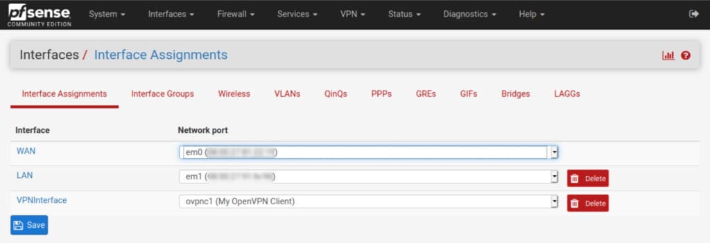 pfSense - Interfaces4