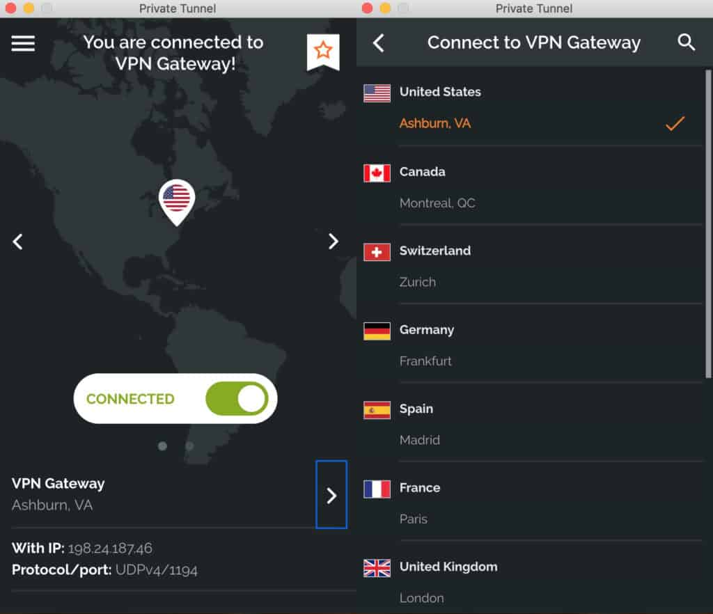 Private Tunnel App - Servers