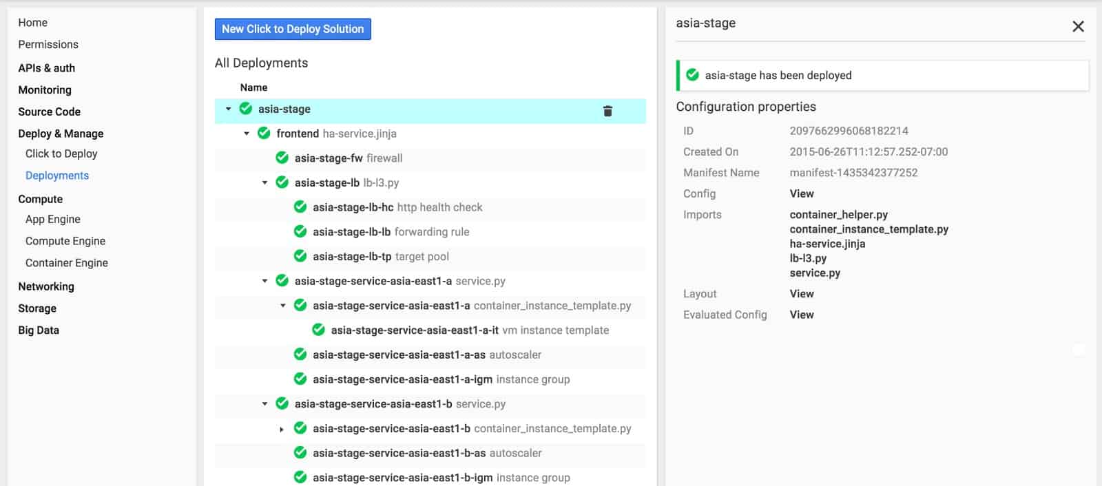 Google Cloud Deployment Manager