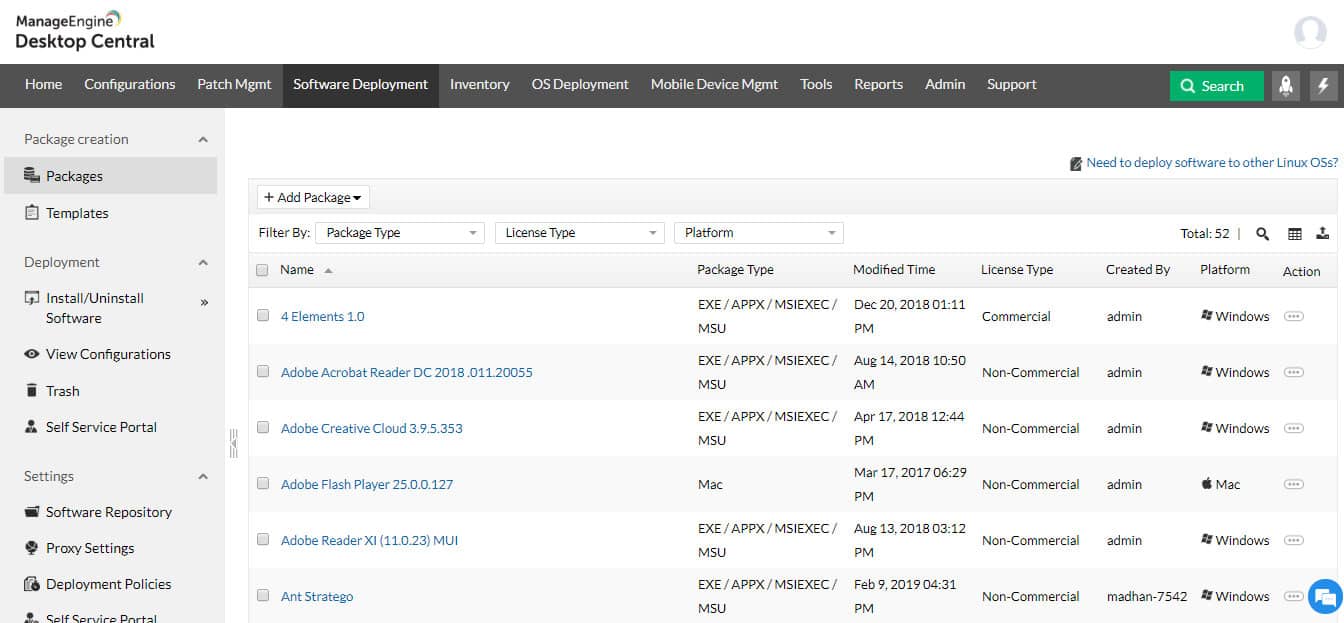 ManageEngine Desktop Central