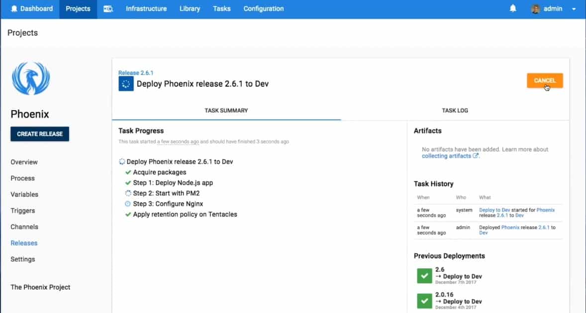 Octopus Deploy Projects