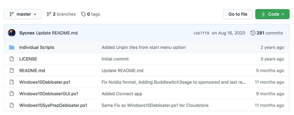 Bloatware - GitHub Page
