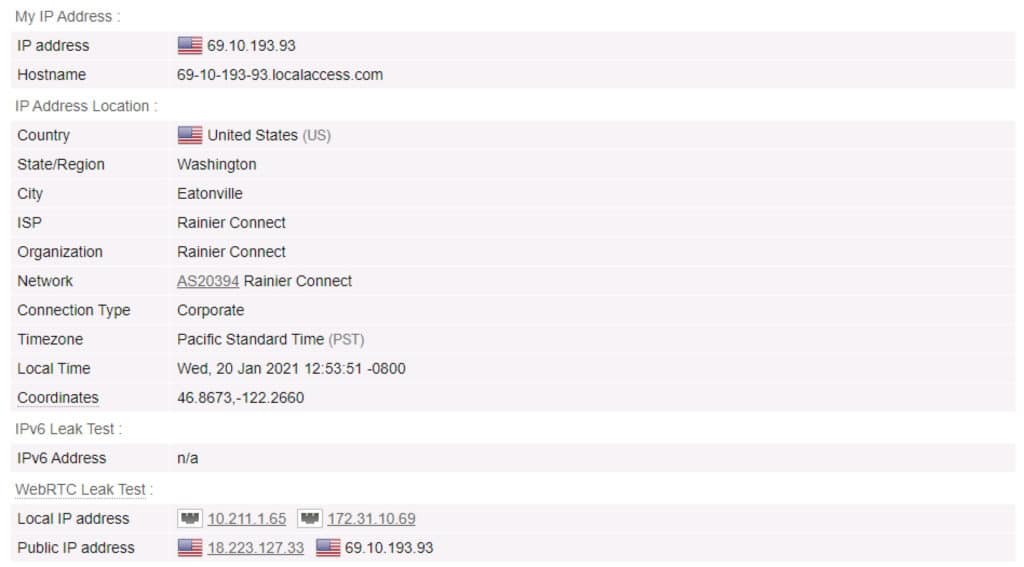 VPNGate - IP Test - With VPN