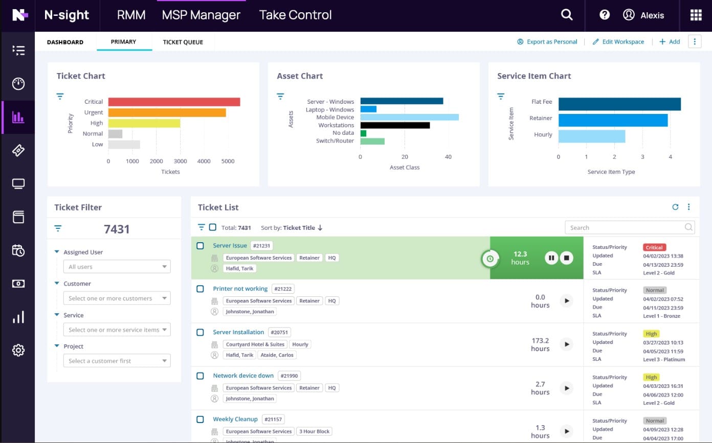 N-able N-Sight Remote Admin