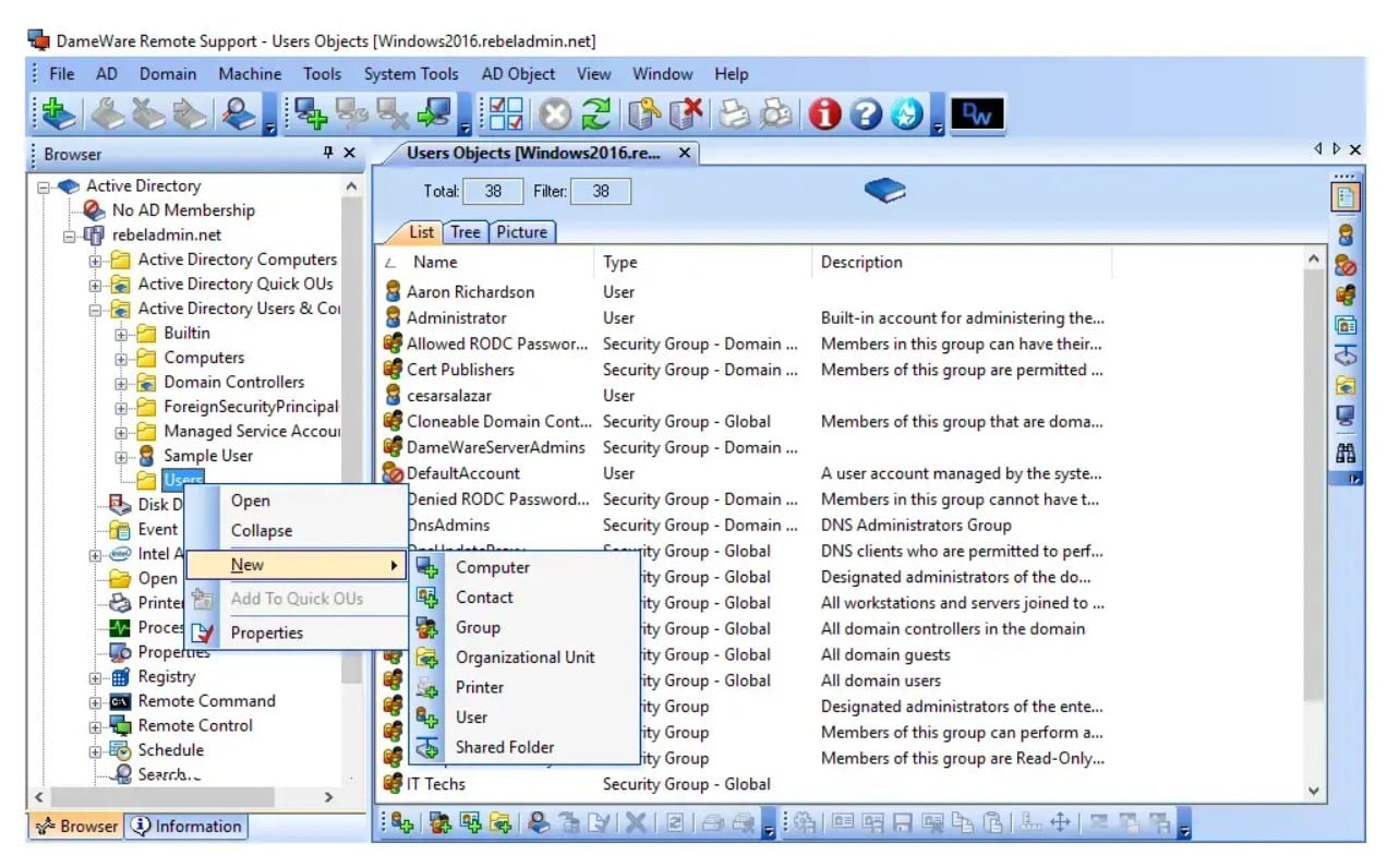 Solarwinds Dameware Remote Support Remote Admin