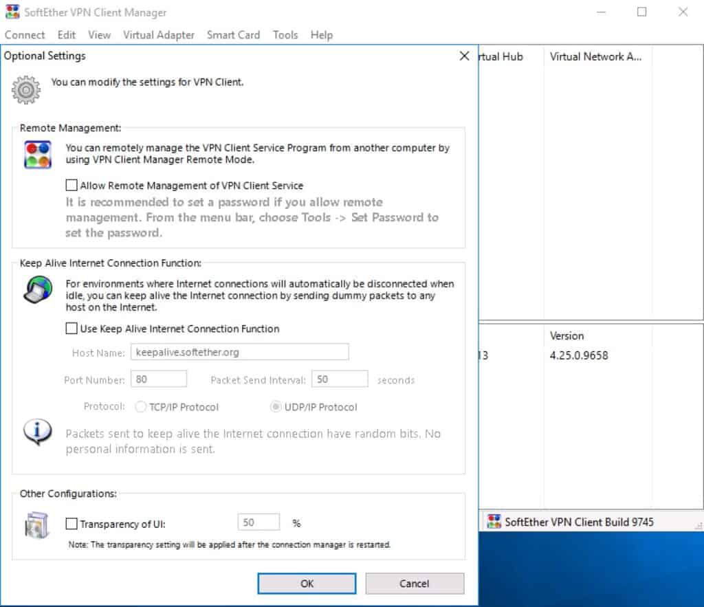 VPNGate - Windows Client Settings