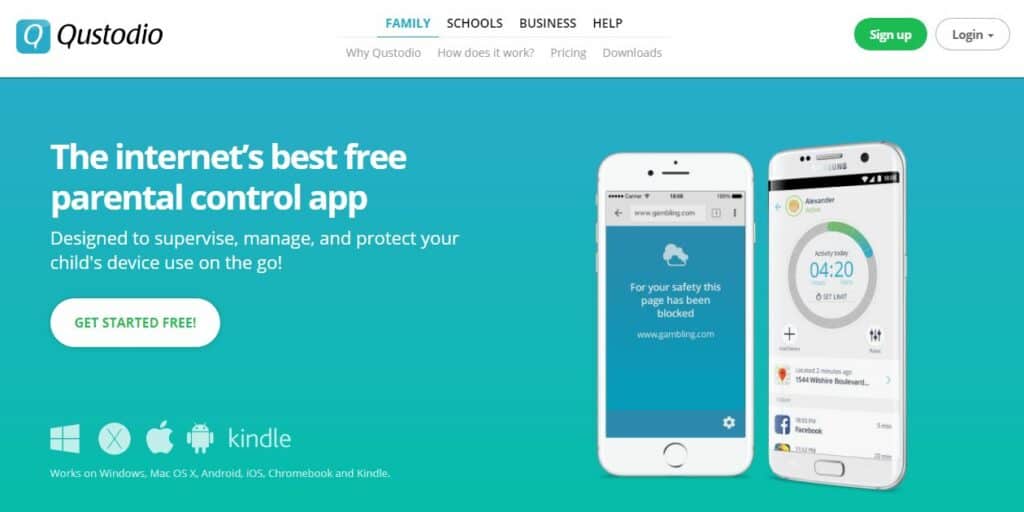 Parental control app