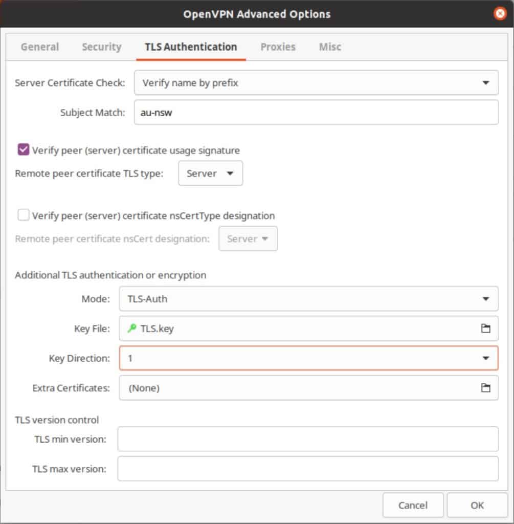 Ubuntu - Manual - Advanced - TLS