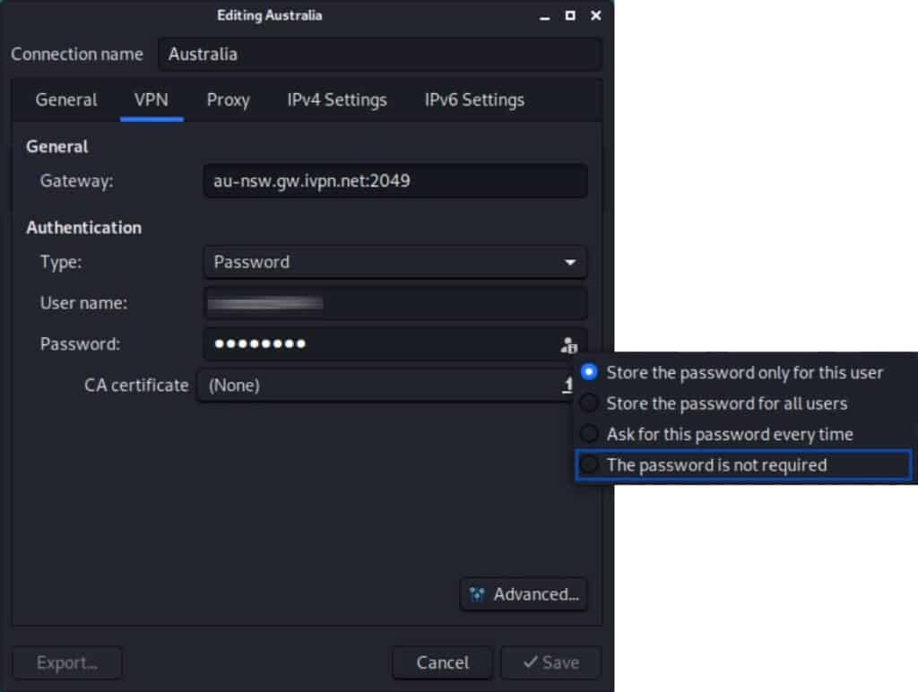 Kali - Manual - No Password Required