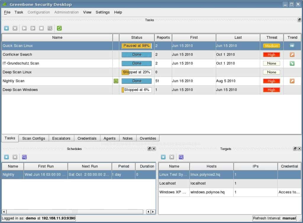 OpenVAS GSD
