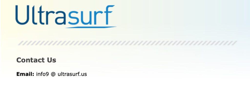 Ultrasurf - Support