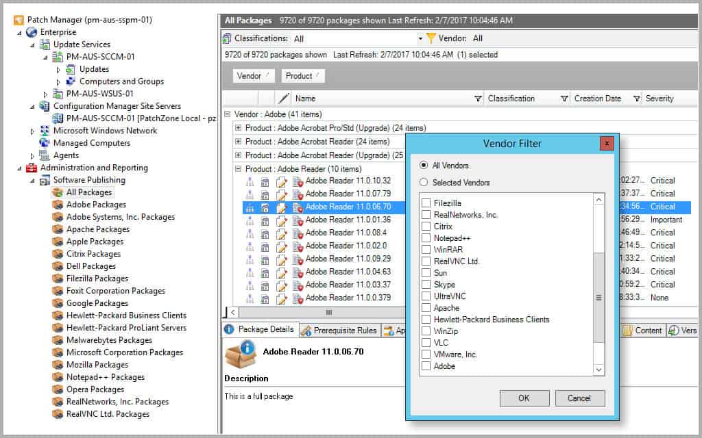 SolarWinds Virtual Patching for Endpoint Security