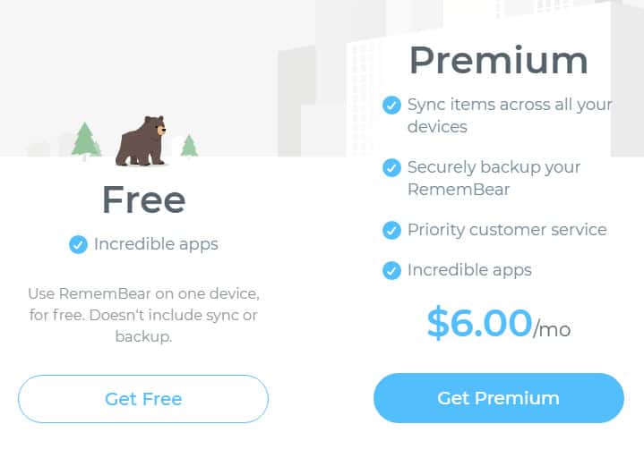 remembear pricing
