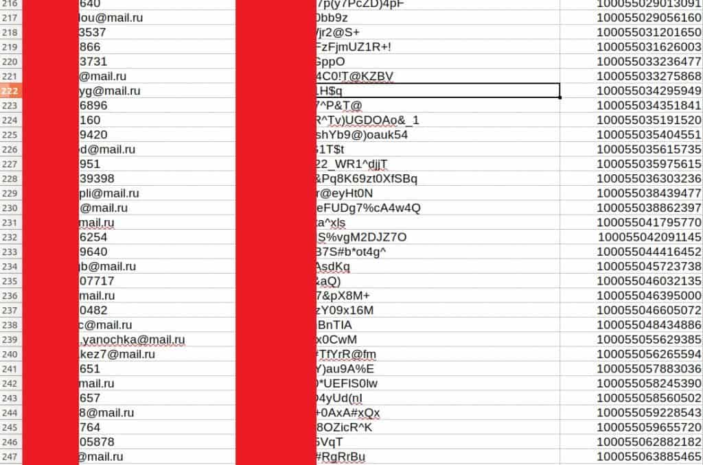 fb botfarm passwords