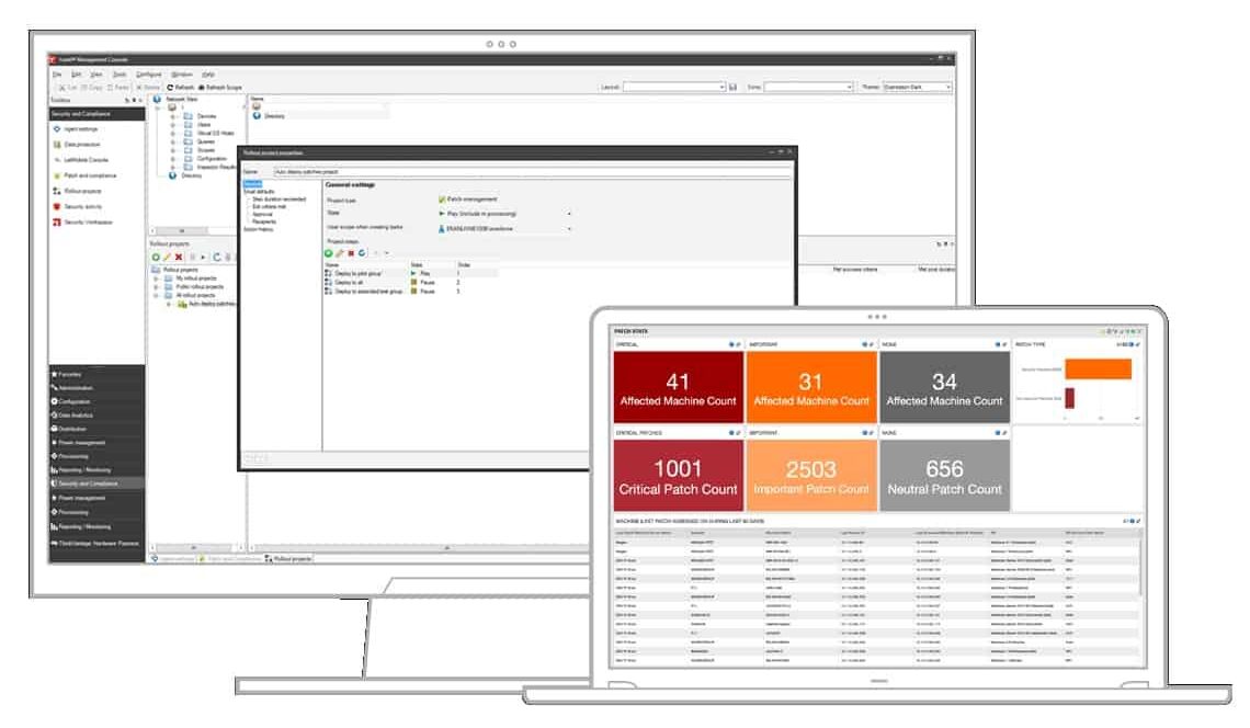 Ivanti Desktop and Server Management dashboard