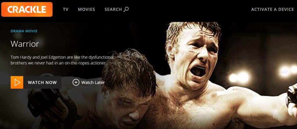 Crackle free movie streaming