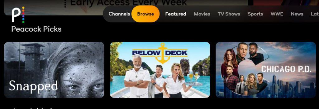 peacock free tv streaming