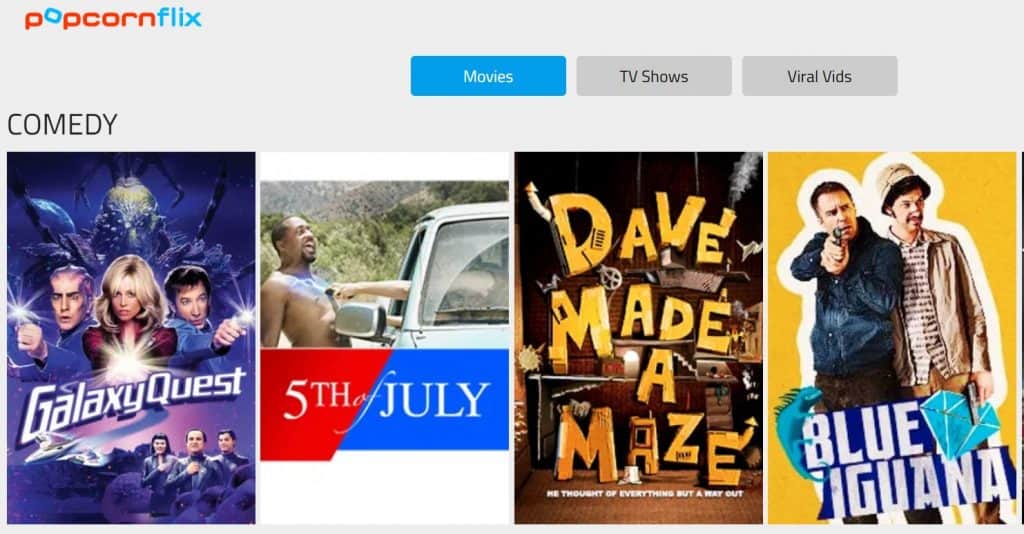 popcornflix free movie streaming