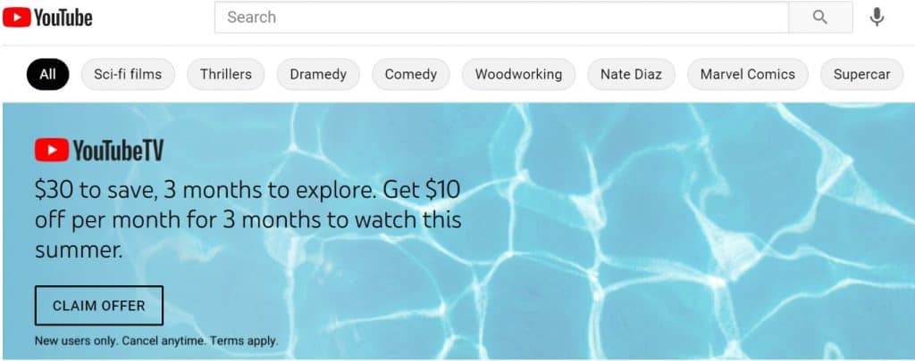 youtube free tv streaming