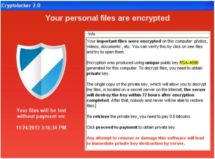 ransomware lock screen