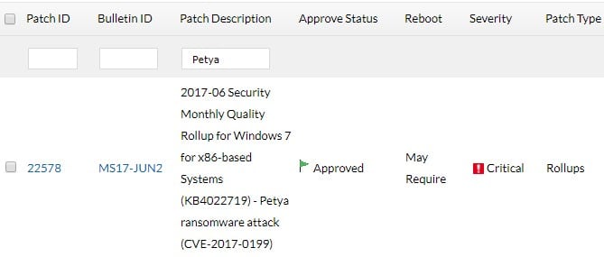 petya ransomeware