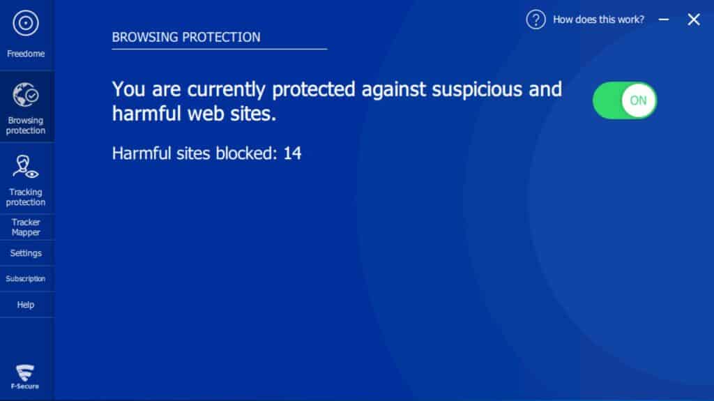 Freedome - App - Browsing Protection