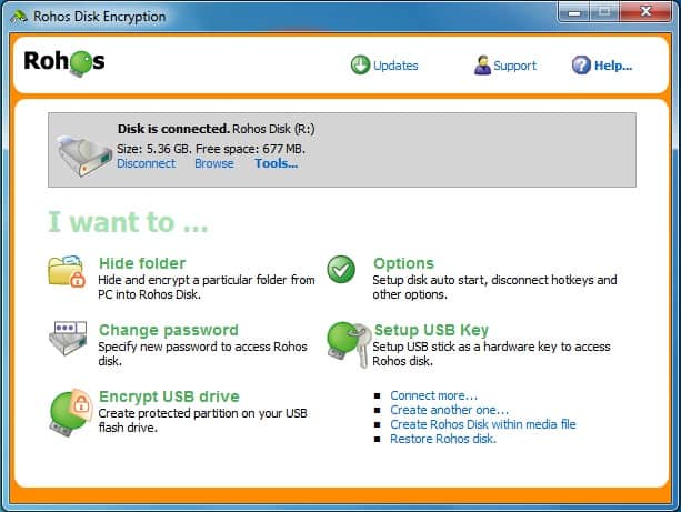 Rohos Disk Encryption