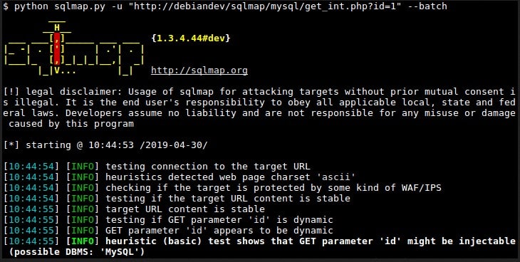 sqlmap