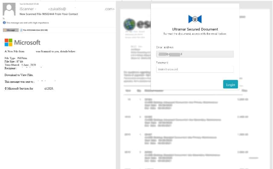 Example Spam Email - Microsoft