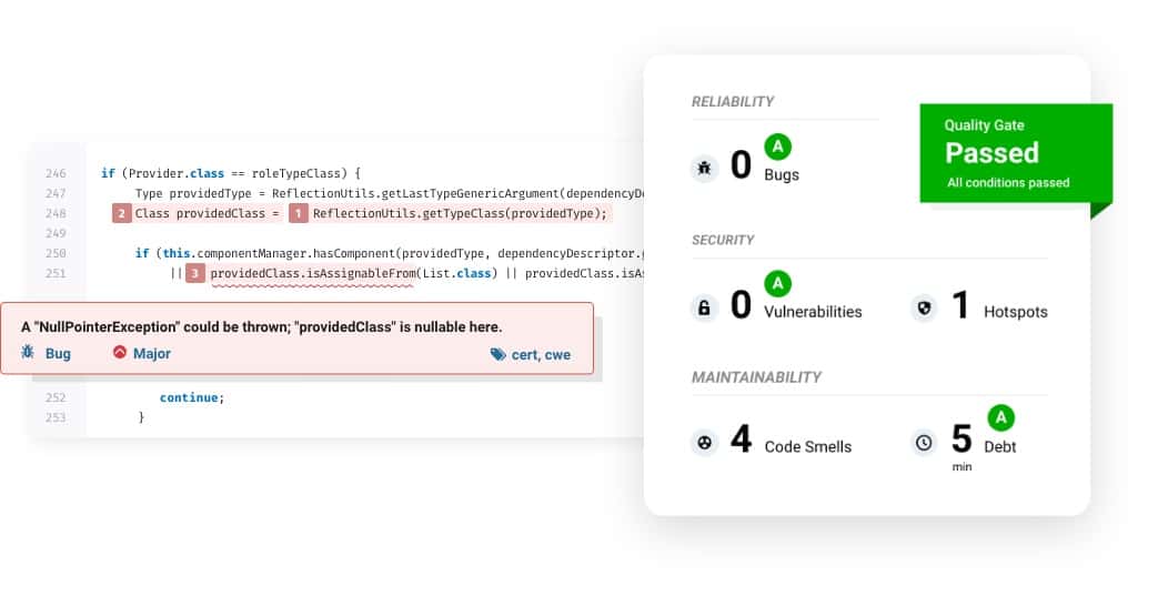 SonarQube debugging code