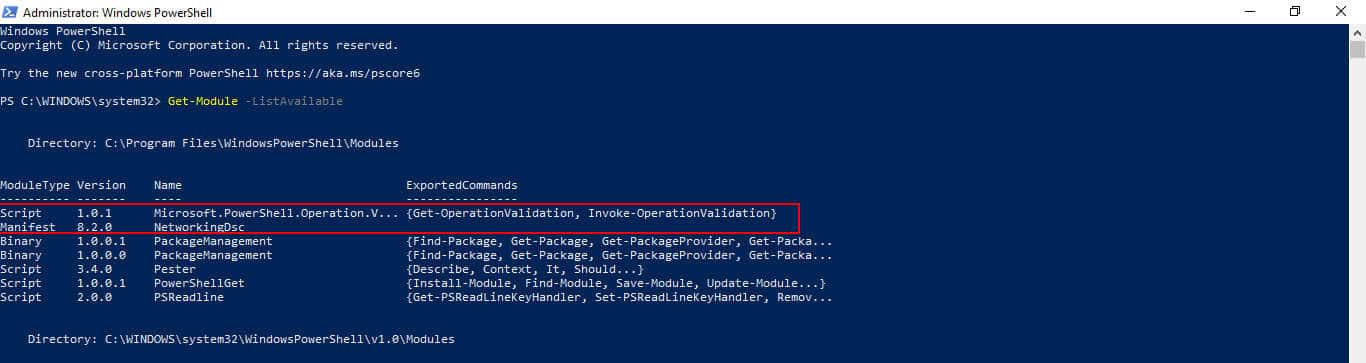 how to verify new module installation