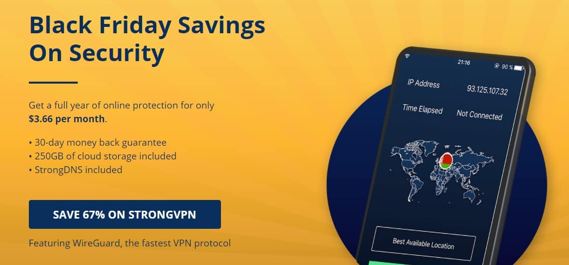 strongvpn black friday deal