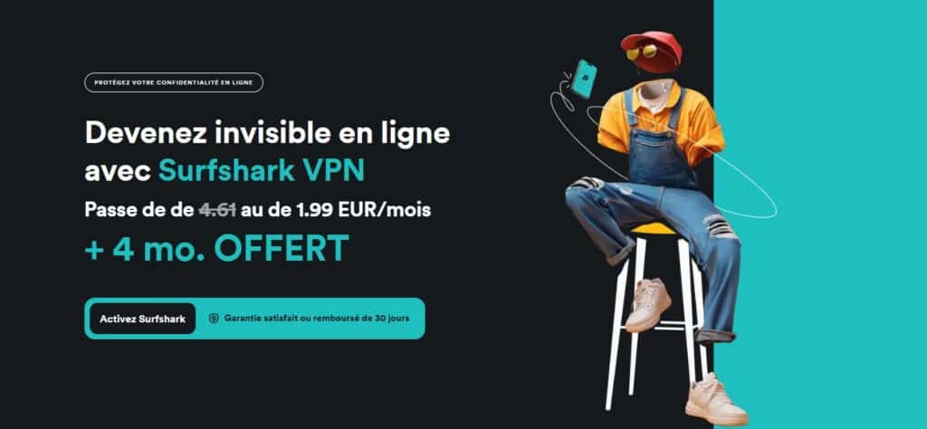 surfshark bf pricing french