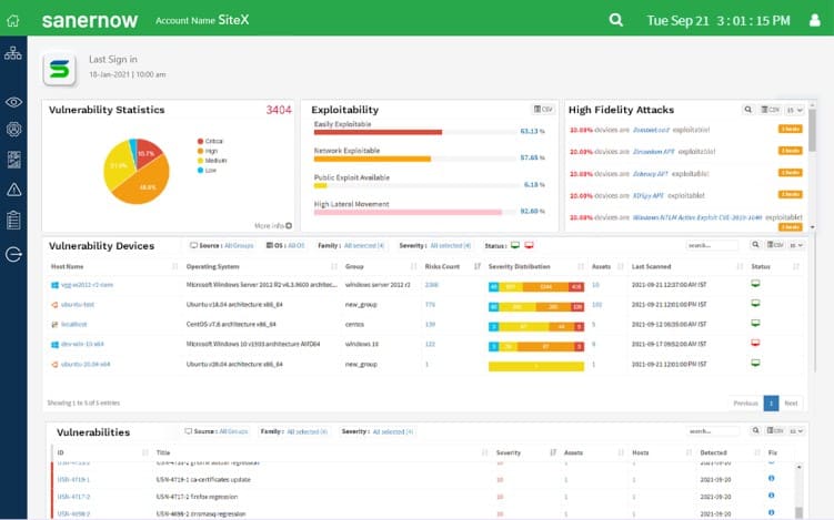 SecPod SanerNow Vulnerabilty Manager