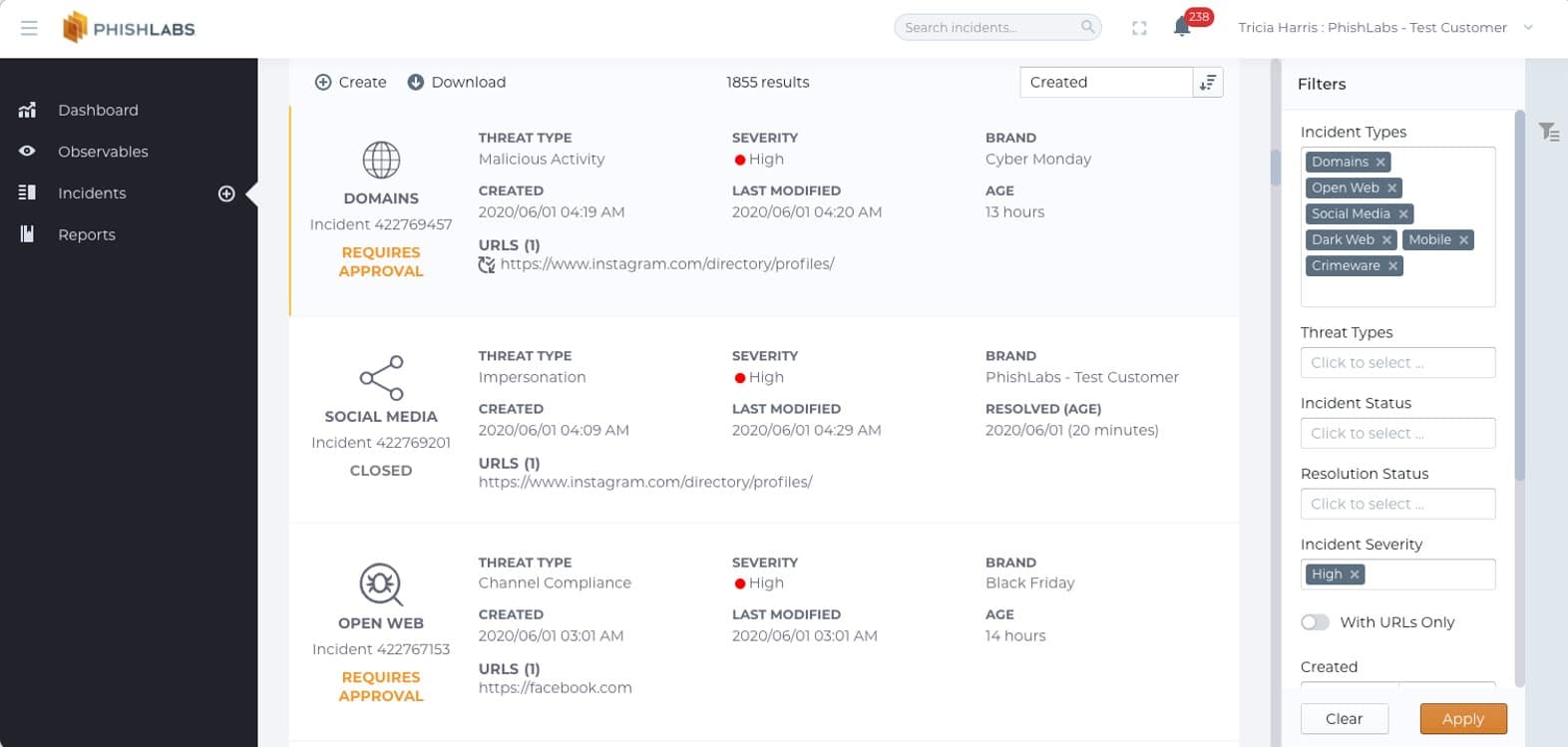 Fortra PhishLabs Digital Risk Protection