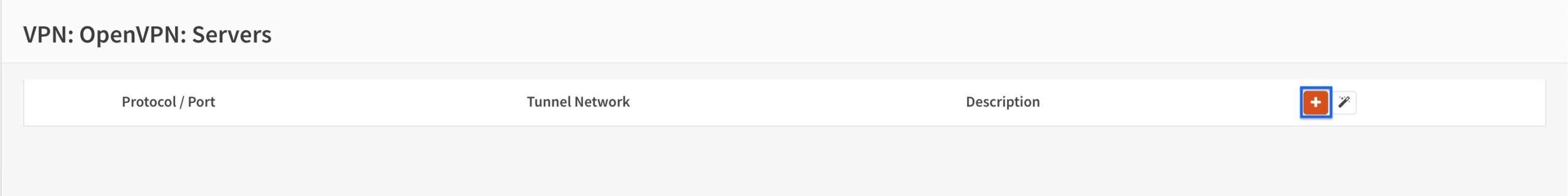 OPNsense - OpenVPN Server - OpenVPN Servers - Click Plus