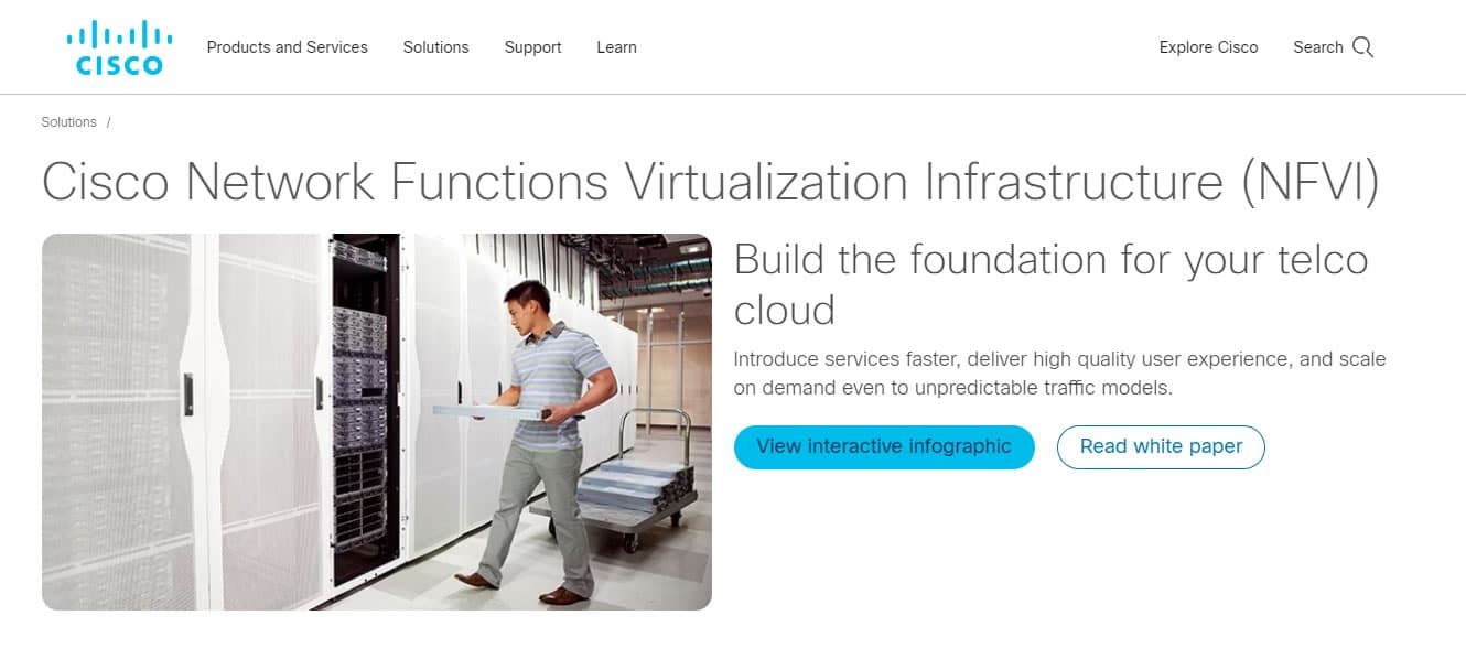 Cisco NFV Infrastructure (NFVI)