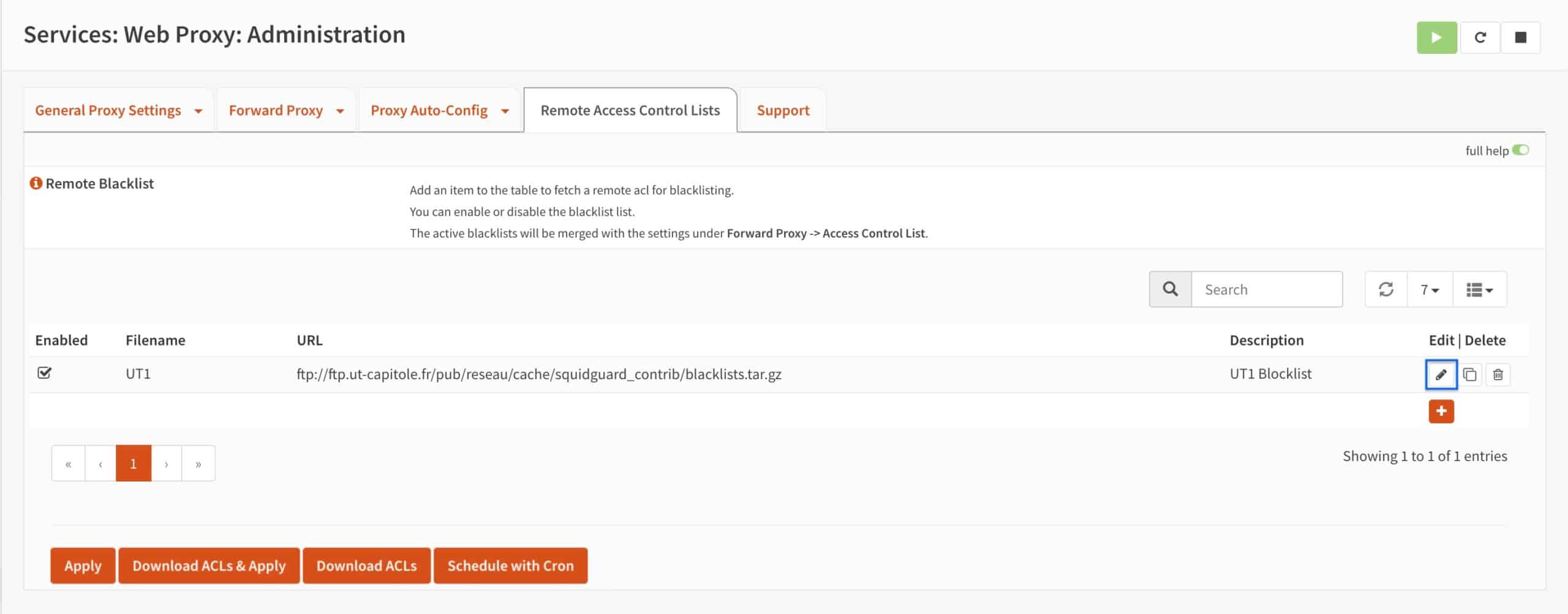 OPNsense - Squid - Remote ACL - Click Penicil