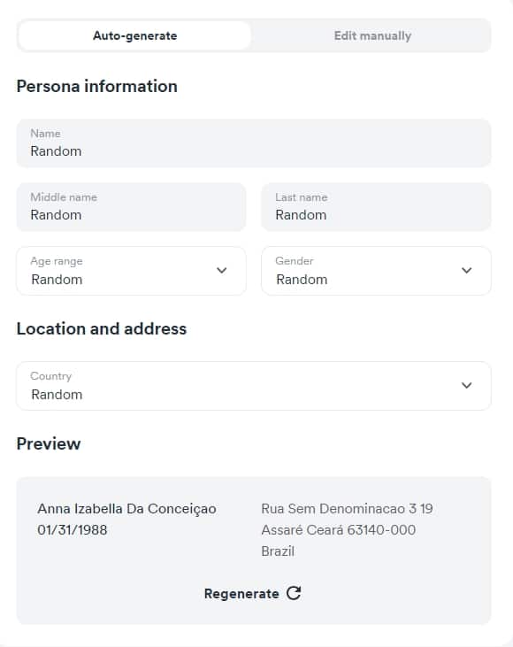 Surfshark's Alternative ID feature