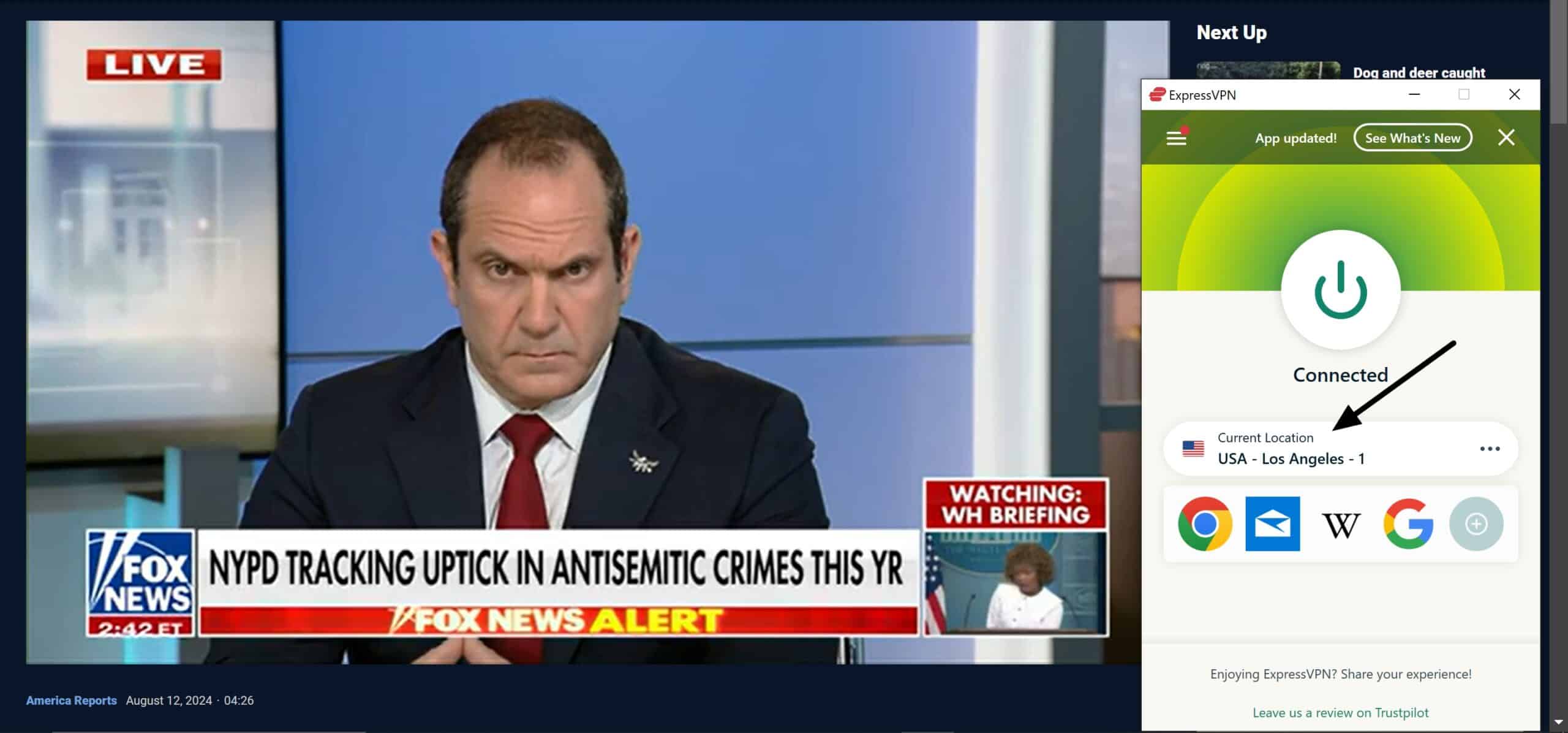 ExpressVPN working with Fox News