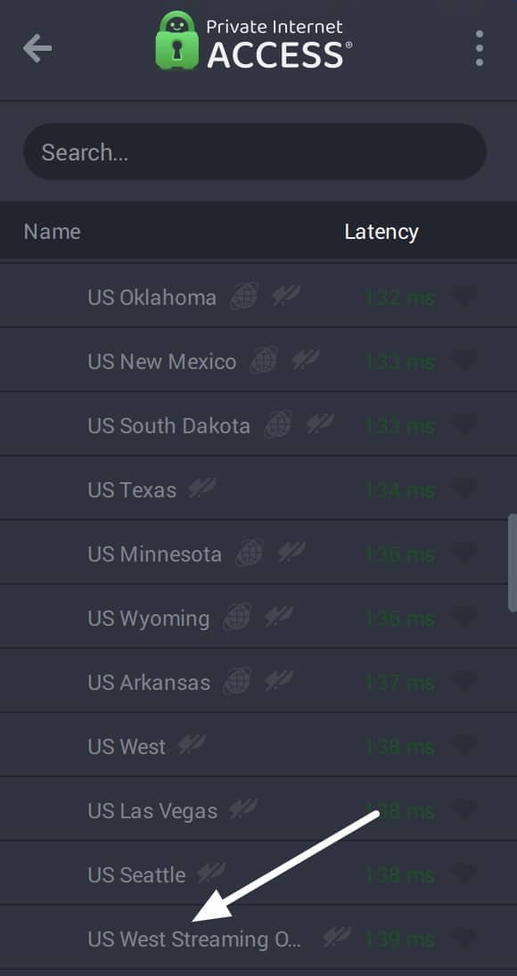 PIA hat Server in mehr als 20 Städten in den USA