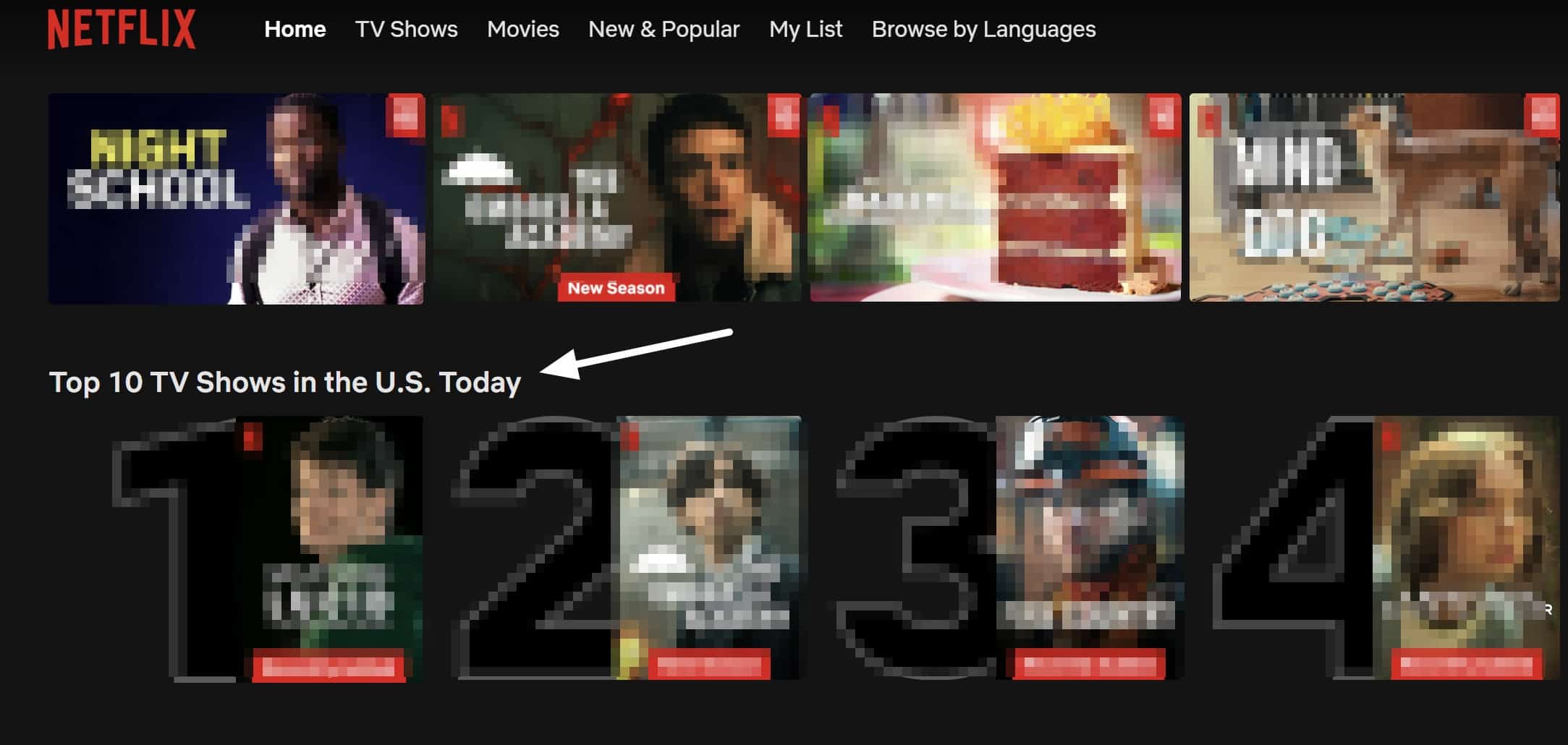 US Netflix Library