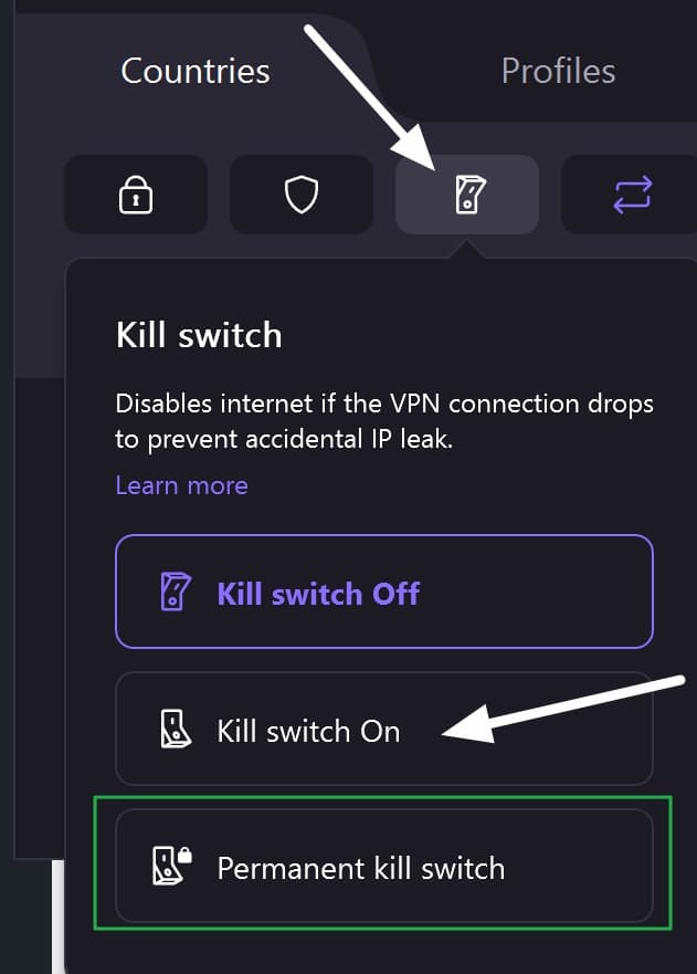 ProtonVPN Kill Switch